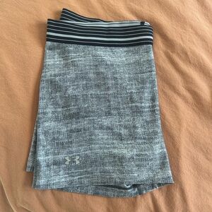 Under Armour Women's Black and Gray spandex shorts. Medium.